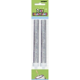 Silver Prismatic Ice Fountains, 2ct