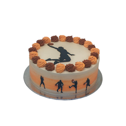 Basketball Court-side Cake