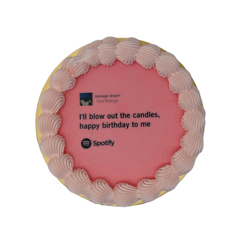 Birthday Anthem Cake