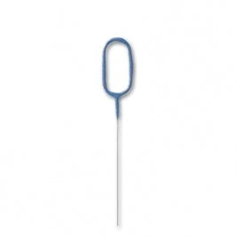 Birthday Blue Glitz Number 0 Sparkler