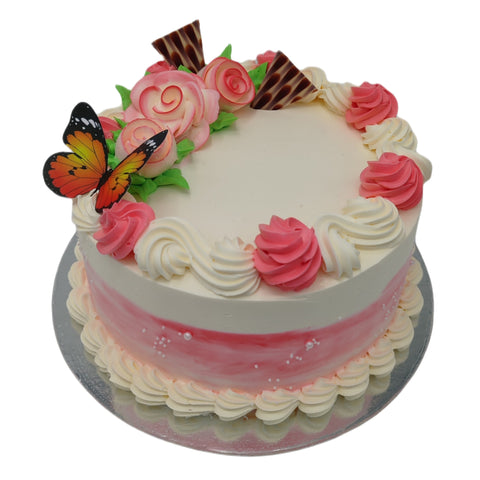 Fancy Pink Cake (Gluten-Free, Contains Egg)