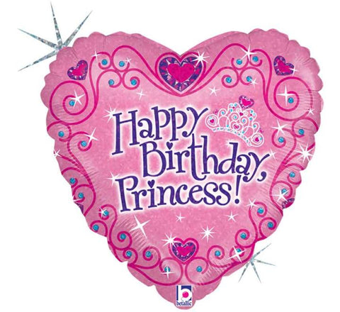 HAPPY BIRTHDAY TIARA FOIL BALLOON (Helium)