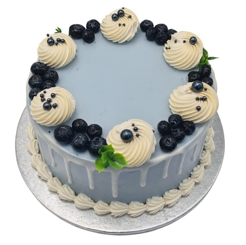 Elegant Blueberry Drip Cake Delivery