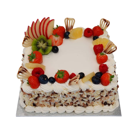 Fresh Fruit Fantasy Cake