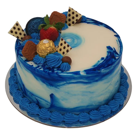 Blue Gel Base Cake