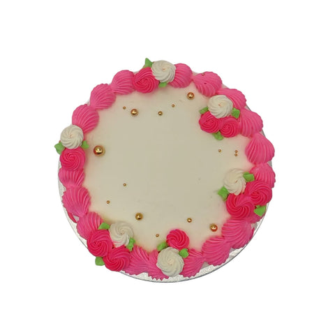 Pink Swirl Vegan Cake