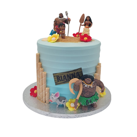 Moana Island Cake