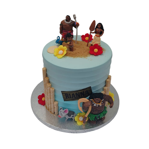 Moana Island Cake