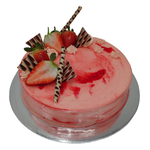 Best American Style Strawberry Baked Cheesecake Delivery in London