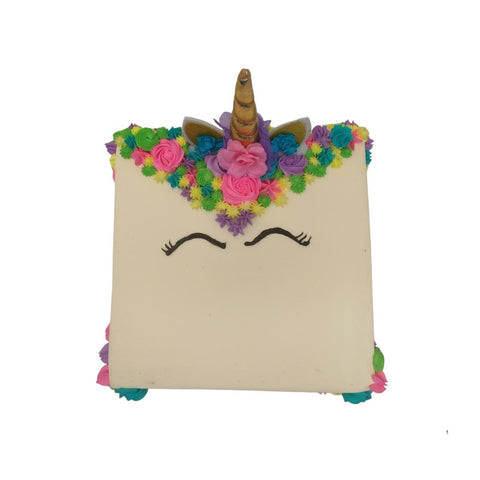Unicorn Square Cake