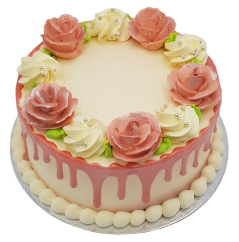 Rosy Charm Cake