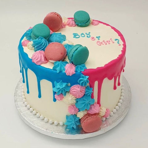 Baby Shower Drip Cake