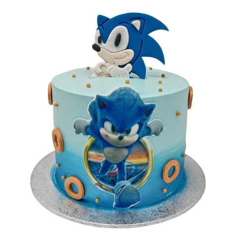 Sonic Hedgehog Tower Cake Delivery in London