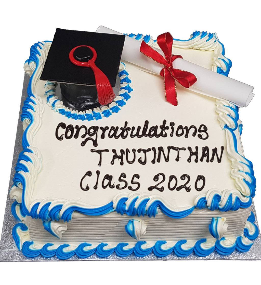 Rectangle Graduation Cake Cakeforestlondon