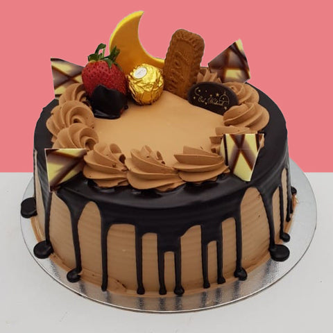 Ramadan Kareem Chocolate Drip Cake