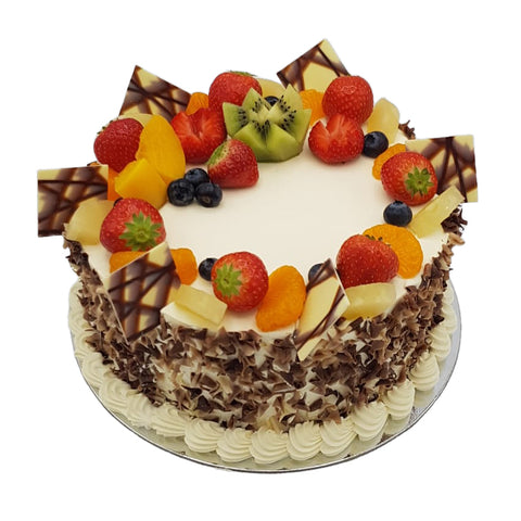Fruits on Edge Cake