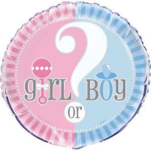Gender Reveal Balloon With Helium
