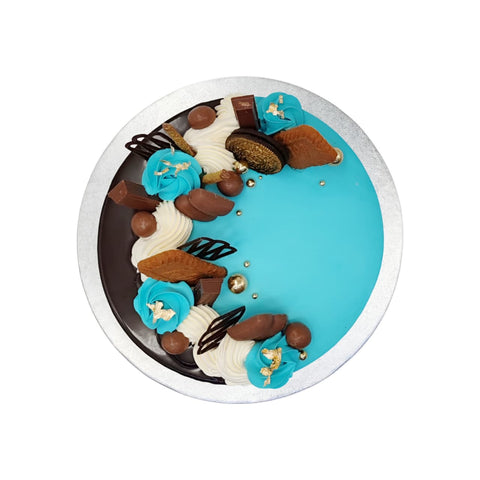 Blue Bliss Pinnacle Tower Cake