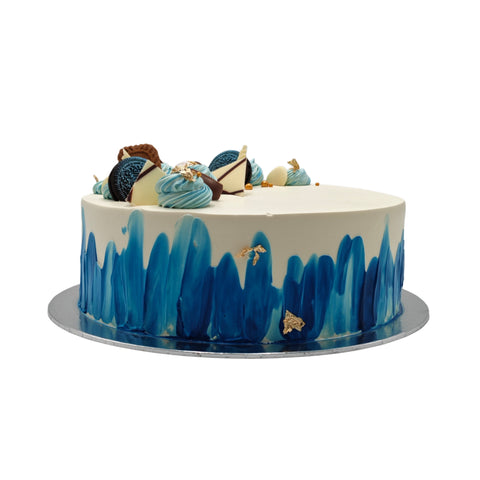 Blue Palette Cake