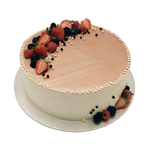 Blush Berry Crown Cake