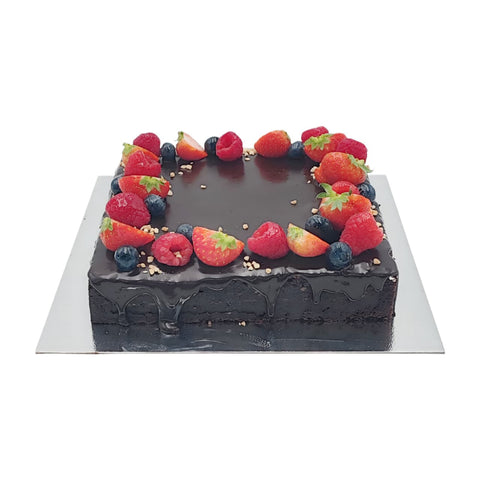 Brownie with Berries