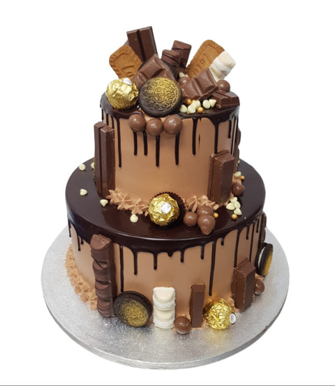 Choco Overload Tower Cake