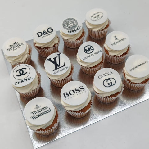 Corporate Branded Cupcakes with logo print