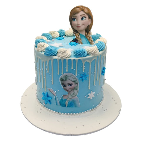 Anna Elsa Frozen Themed Disney Cake