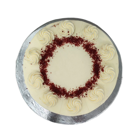 Vanilla with Red velvet Baked Cheese Cake