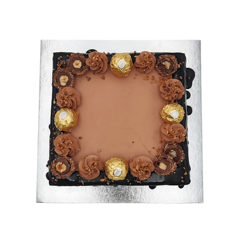 Brownie With Ferrero Rocher