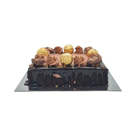 Brownie With Ferrero Rocher