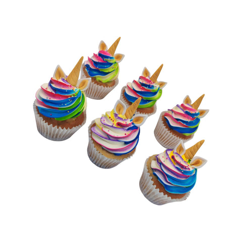 Unicorn Swirls Cupcakes