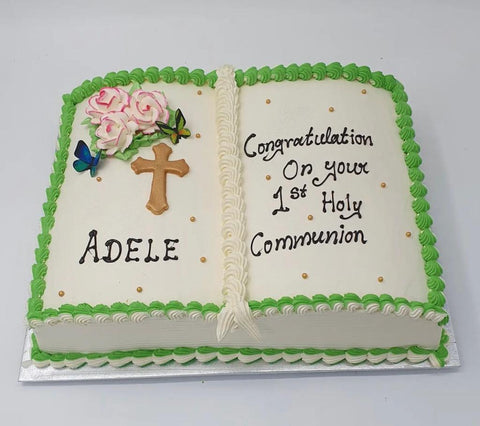 Holy Book Green Cake
