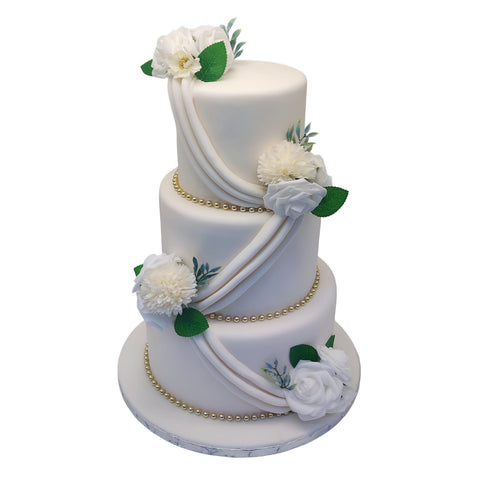 White Orchid Majesty Cake