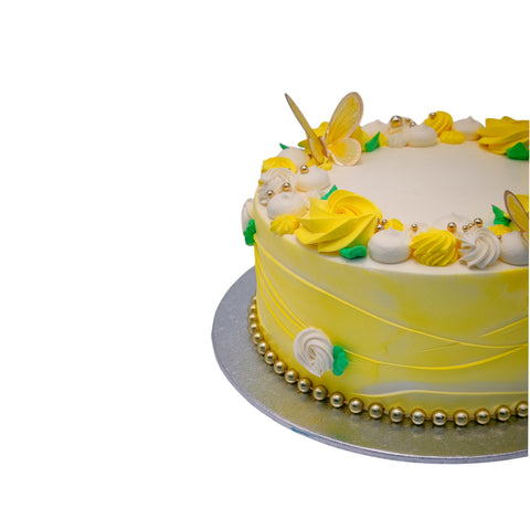 Yellow Waves Cake