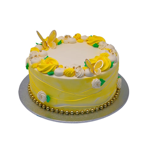Yellow Waves Cake