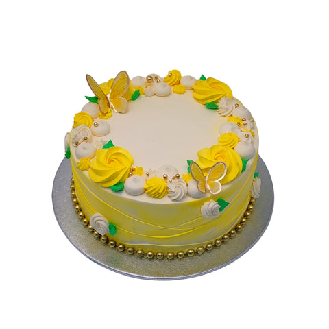 Yellow Waves Cake
