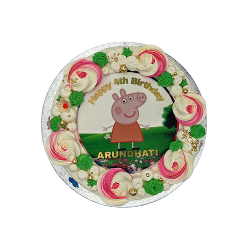Peppa Pig Garden Cake
