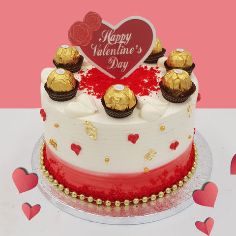 Ferrero Rocher Valentine Tower Cake