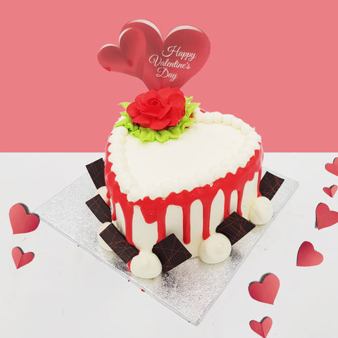 Mini Little Heart Valentine Cake