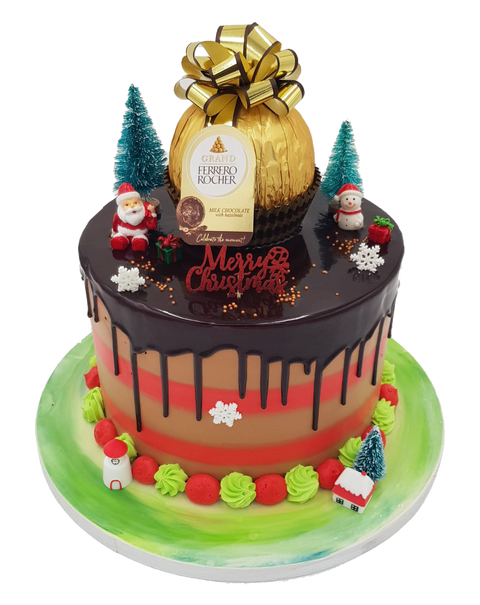 Christmas Grand Ferrero Rocher Tower Cake in South Croydon